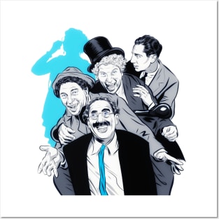 The Marx Brothers - An illustration by Paul Cemmick Posters and Art